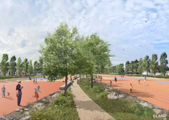 Rigenerazione Urbana a Lissone: Piazzale degli Umiliati Trasformato in Polo Verde Multifunzionale da LAND