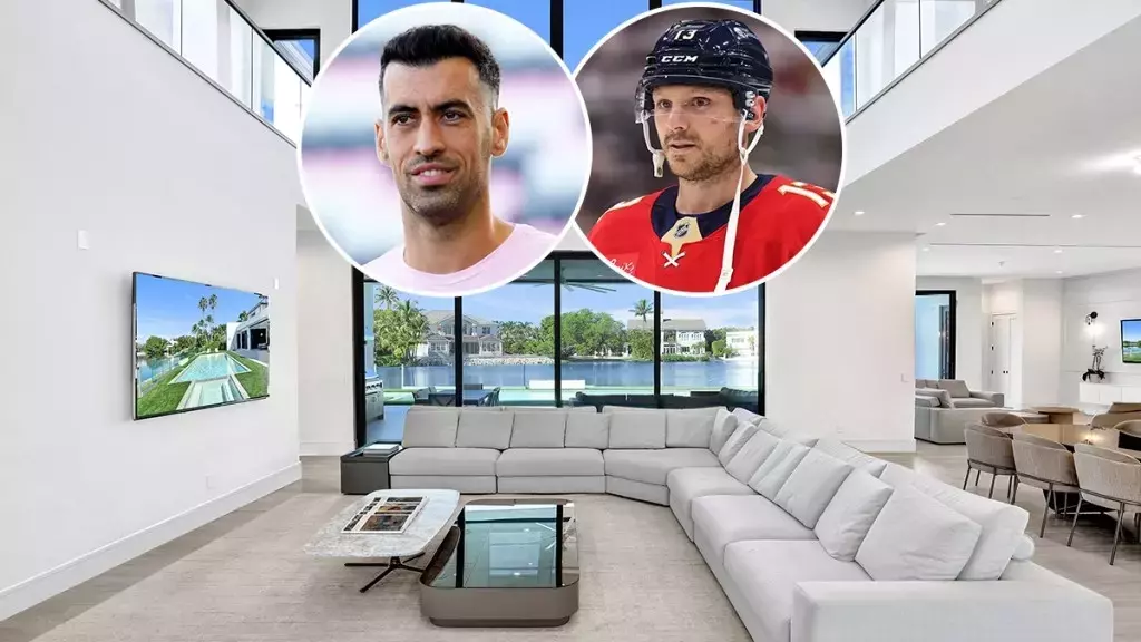 NHL Star Sam Reinhart Acquires MLS Icon Sergio Busquets' Florida Estate for $9 Million