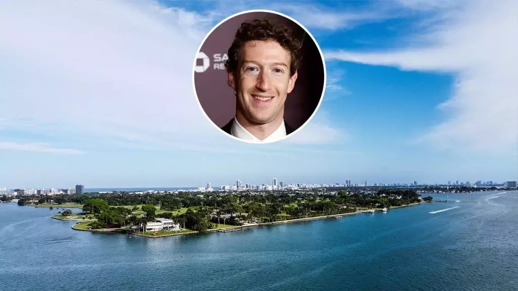 Mark Zuckerberg Acquires Luxurious Miami Estate on "Billionaire Bunker" Island