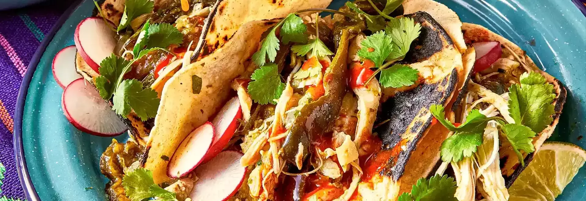 Effortless Slow Cooker Salsa Verde Chicken Tacos