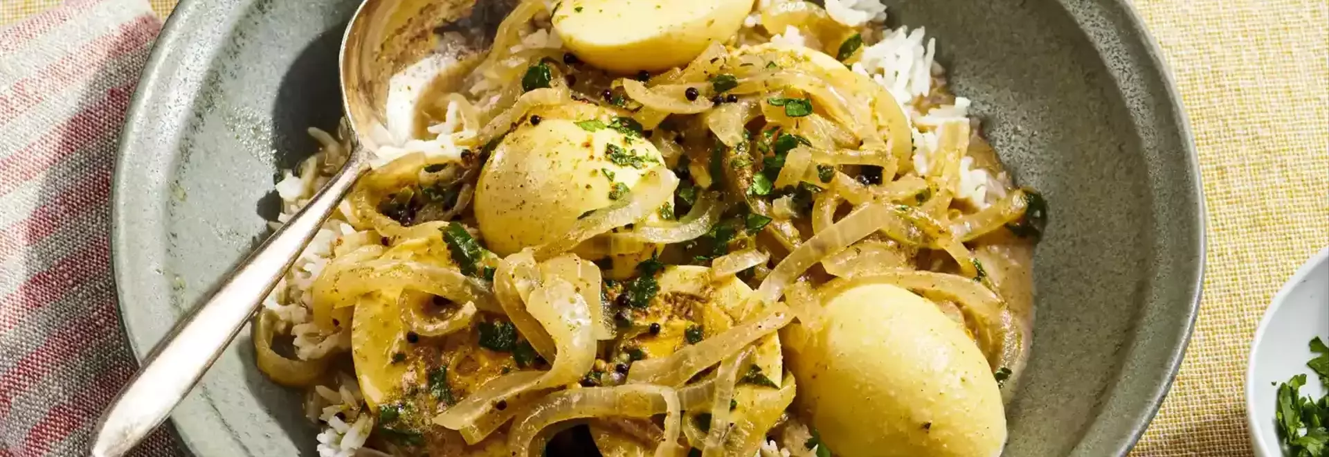 Homemade Balti-Style Eggs in Creamy Coconut Sauce