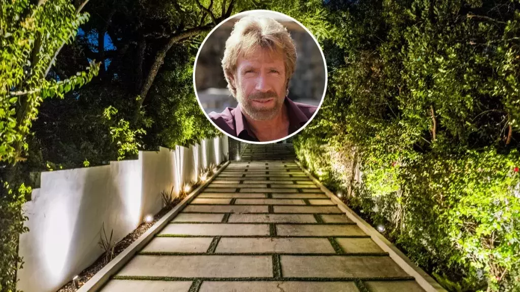 Former NFL Player's Los Angeles Home with Chuck Norris Connections Hits the Market