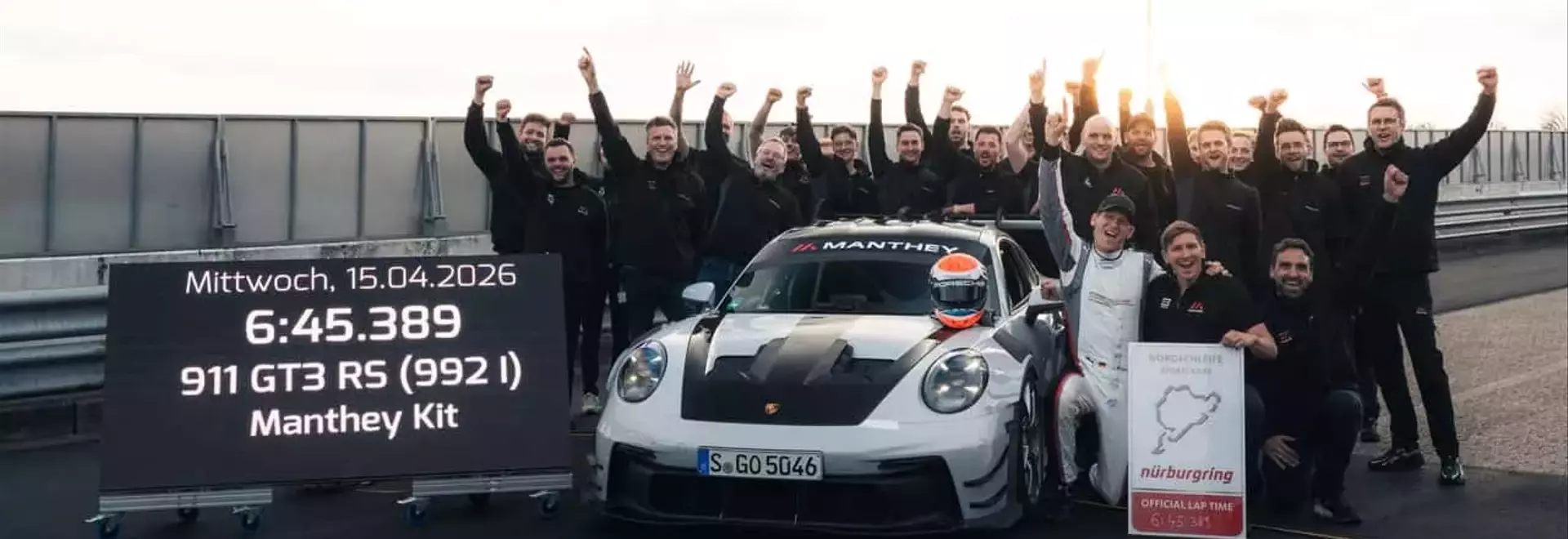 Porsche 911 GT3 RS with Manthey Kit Conquers Nürburgring