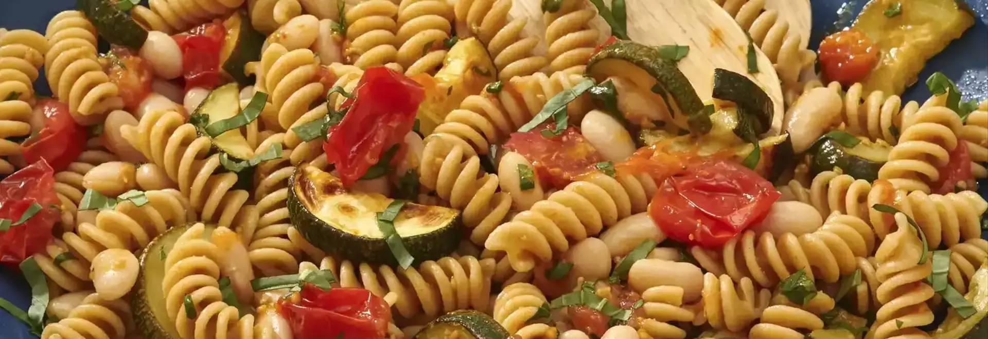 Nourishing Roasted Vegetable and Bean Pasta Salad