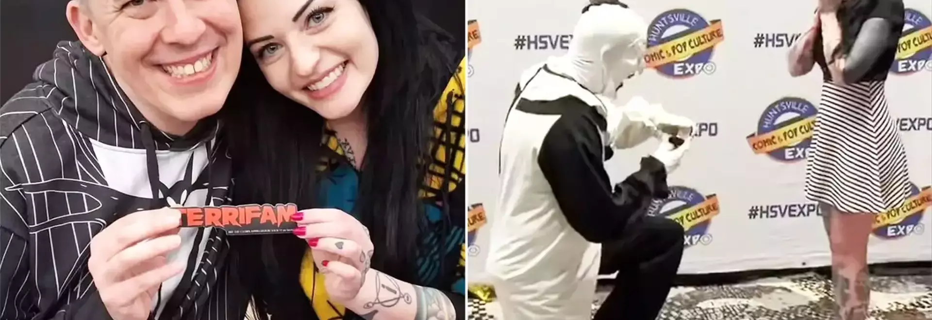 Horror Star David Howard Thornton Proposes as Art the Clown